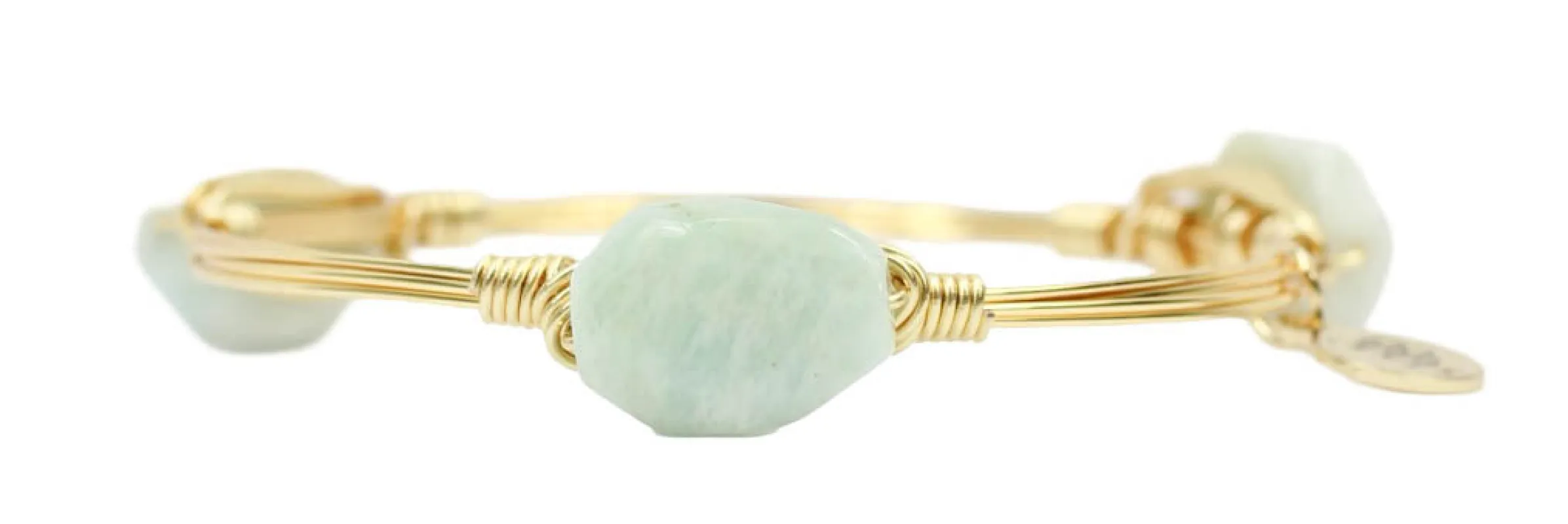Seafoam Bangle Bracelet sold by Bourbon and Bowties