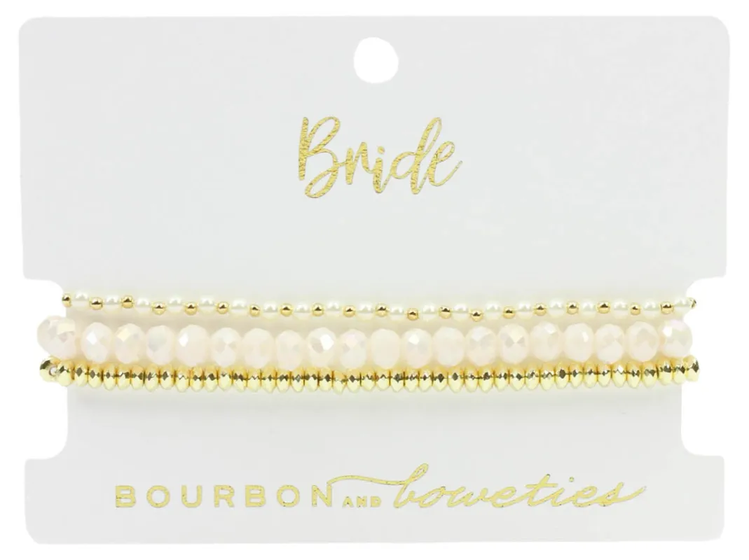 The Bride Stretchy Stack sold by Bourbon and Bowties