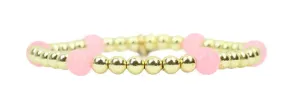 Lexi Stacker Bracelet - Pink sold by Bourbon and Bowties