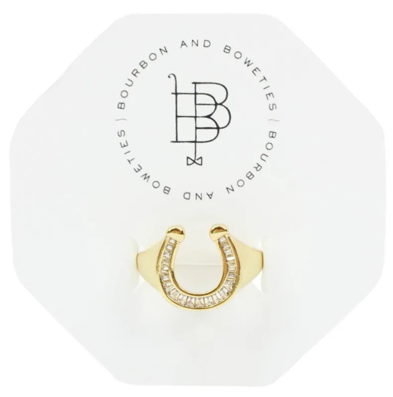 The Horseshoe Ring sold by Bourbon and Bowties
