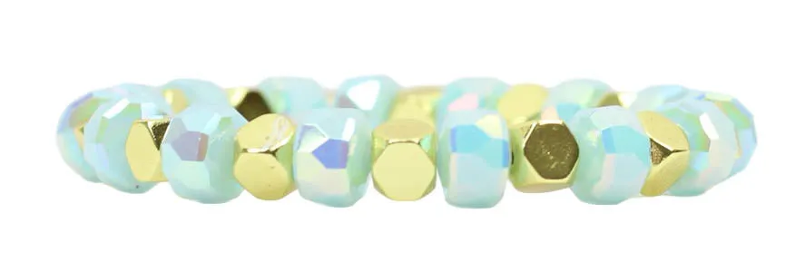 Shelby Stretch Bracelet - Baby Blue sold by Bourbon and Bowties