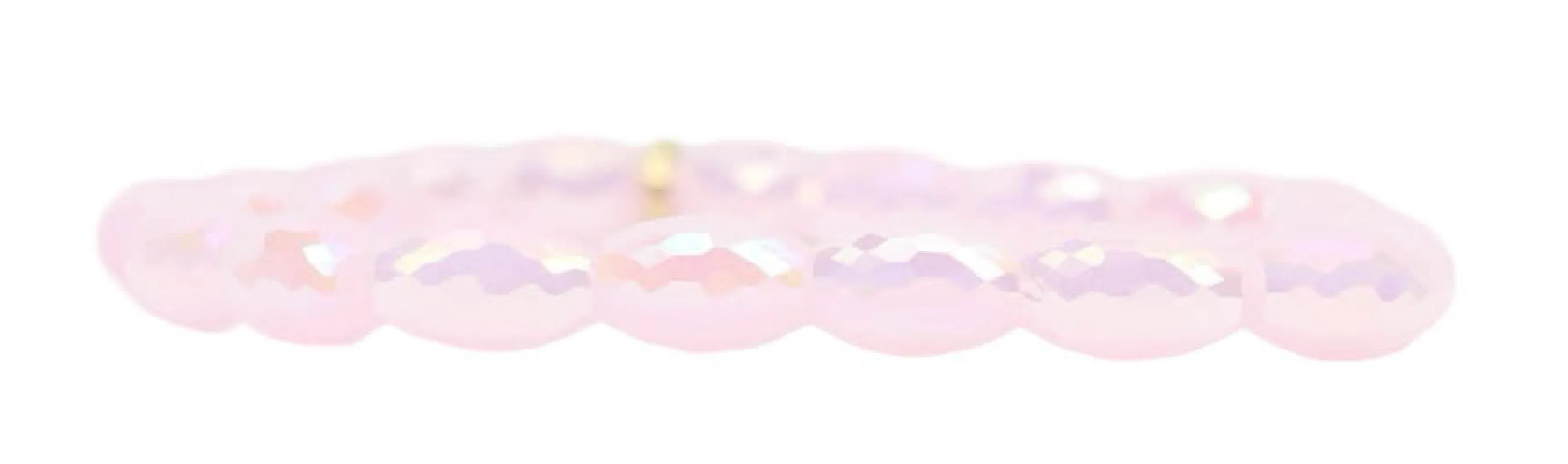 Stacker Stretch Bracelet - Pale Pink Sparkle sold by Bourbon and Bowties