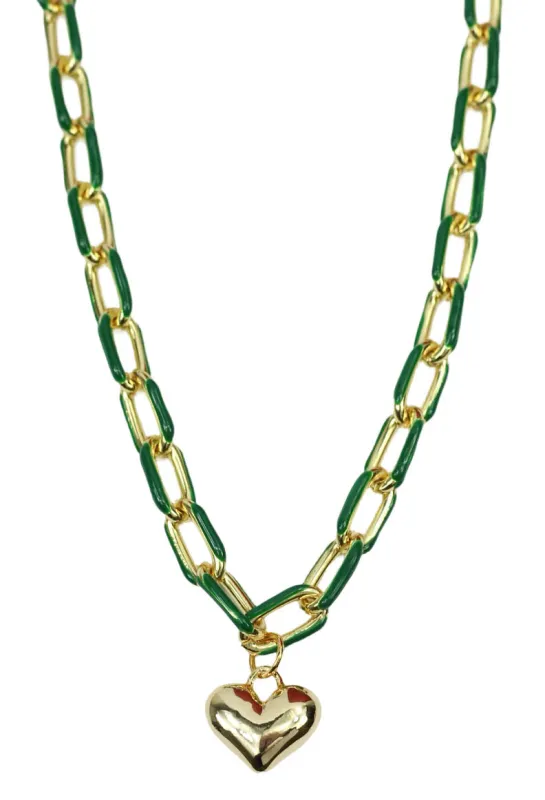 The Scottie Necklace - Green sold by Bourbon and Bowties