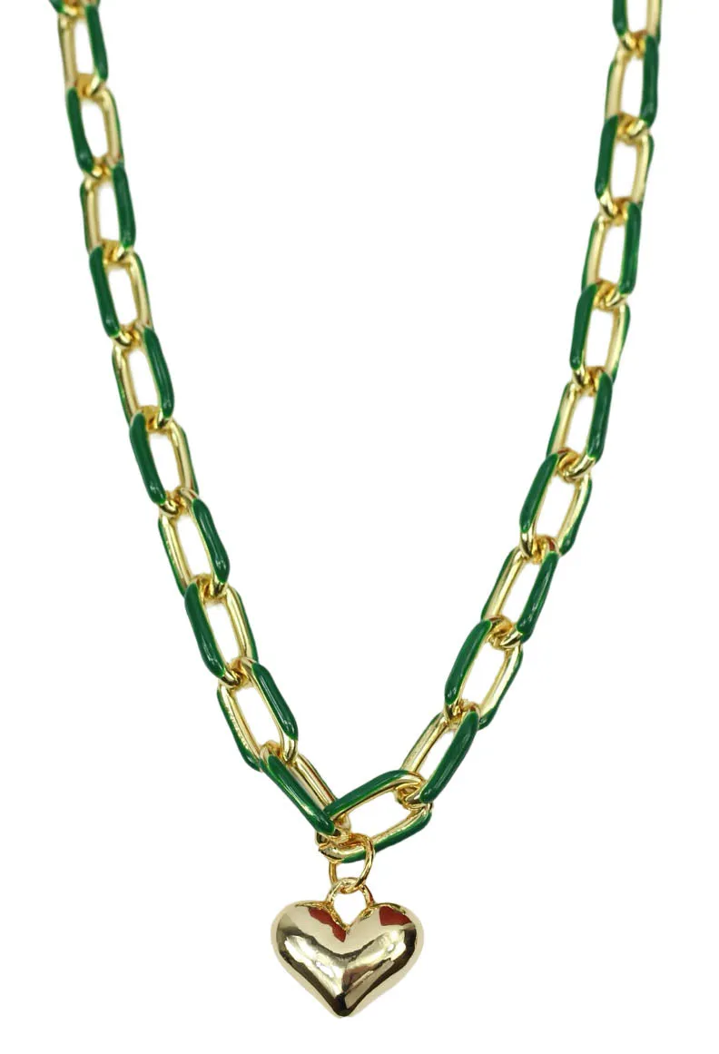 The Scottie Necklace - Green sold by Bourbon and Bowties