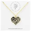The Cheetah Heart Necklace sold by Bourbon and Bowties