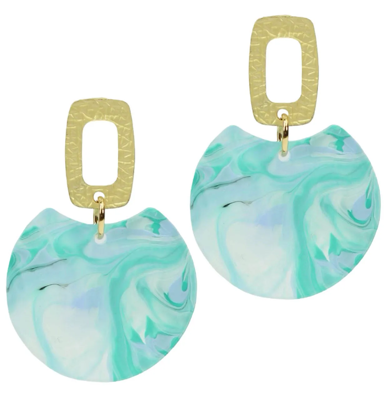 The Leighton Earring - Turquoise Waters sold by Bourbon and Bowties