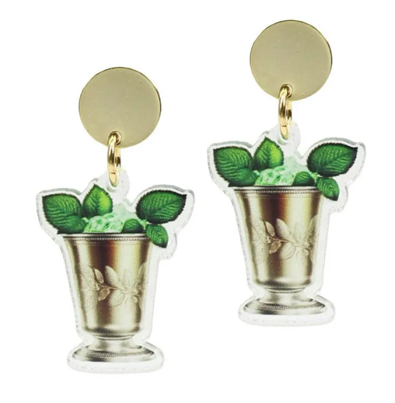 Mint Julep Earring sold by Bourbon and Bowties