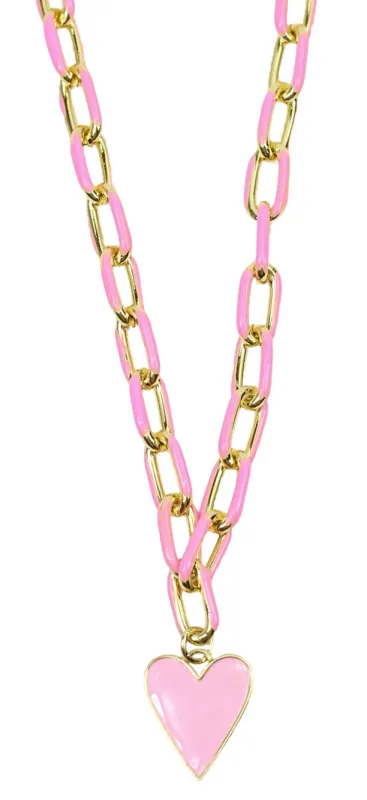 The Katey Necklace - Pink sold by Bourbon and Bowties
