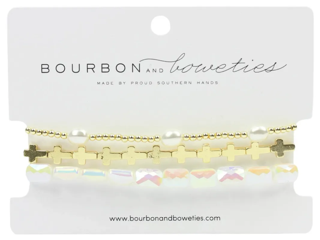 The Gia Stretchy Stack sold by Bourbon and Bowties