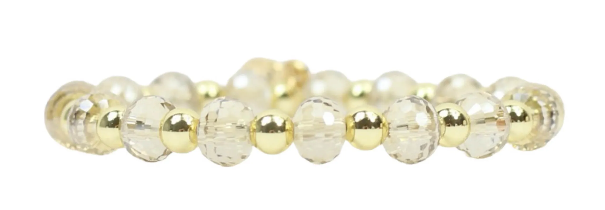 Annie Stacker Bracelet - Champagne Donut sold by Bourbon and Bowties