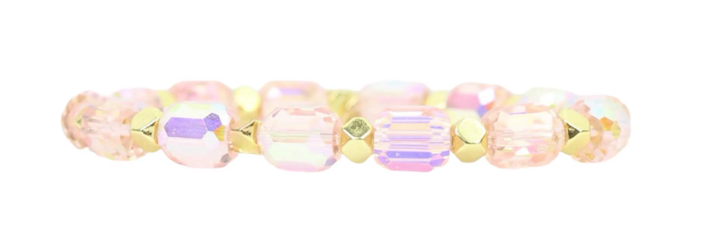 Annie Stacker Bracelet - Pink Sparkle sold by Bourbon and Bowties