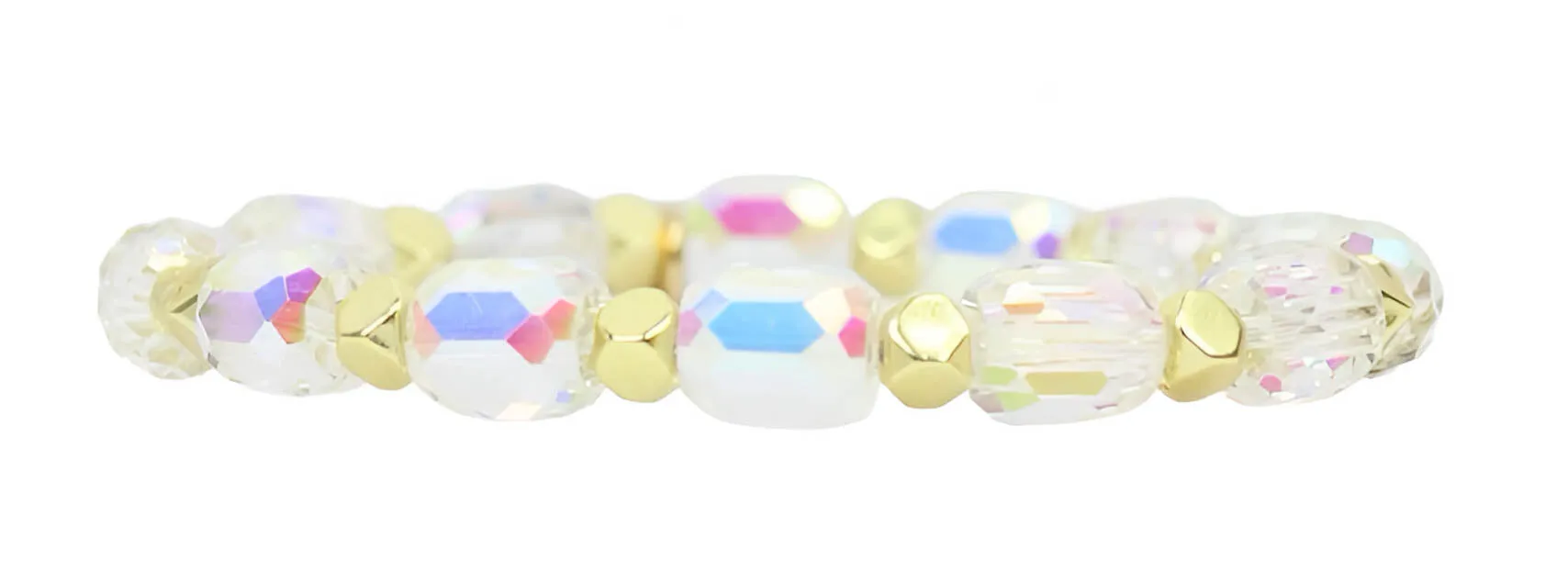 Annie Stretch Bracelet - Clear Sparkle sold by Bourbon and Bowties