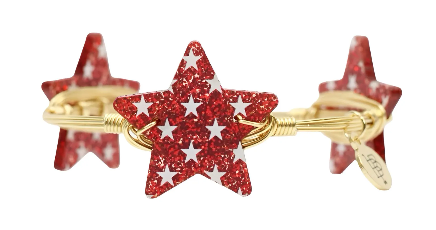 Oh My Stars Bangle Bracelet sold by Bourbon and Bowties