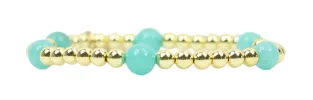 Lexi Stacker Bracelet - Aqua sold by Bourbon and Bowties