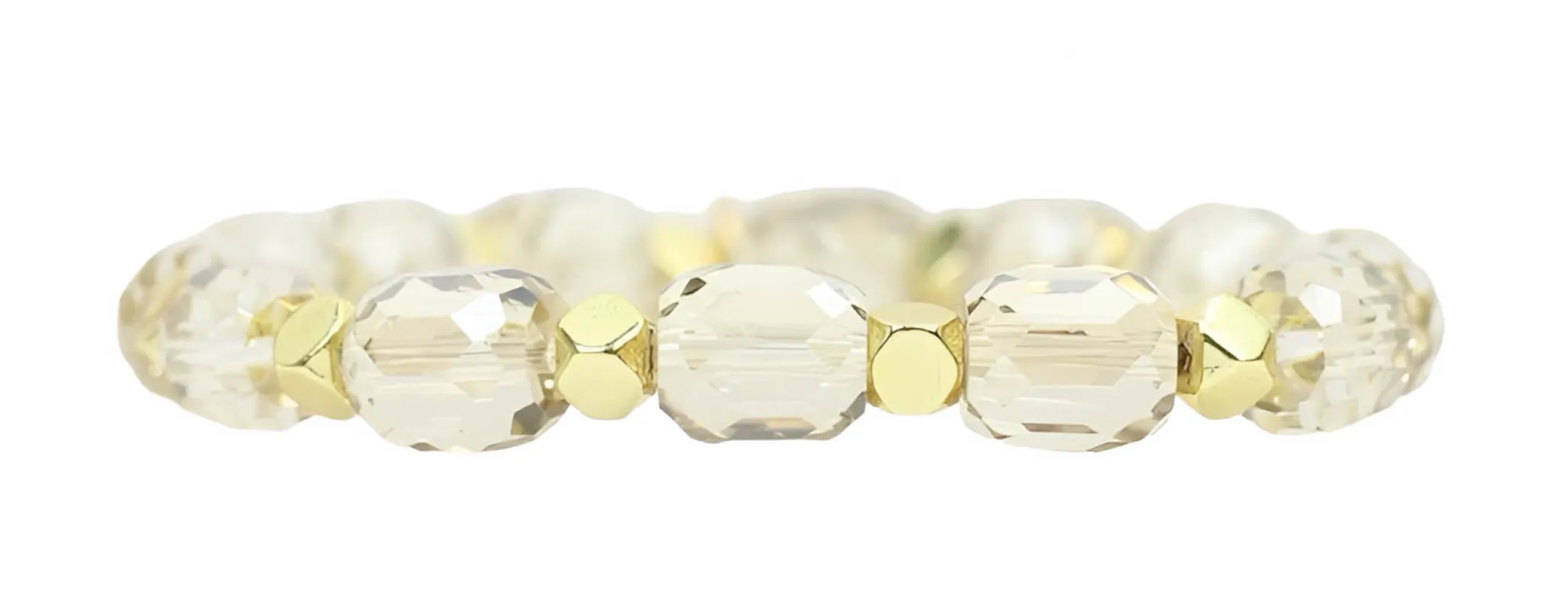 Annie Stacker Bracelet - Champagne sold by Bourbon and Bowties