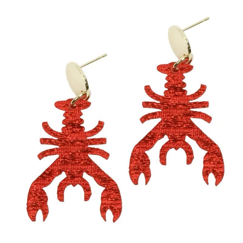 Lobster Earring sold by Bourbon and Bowties