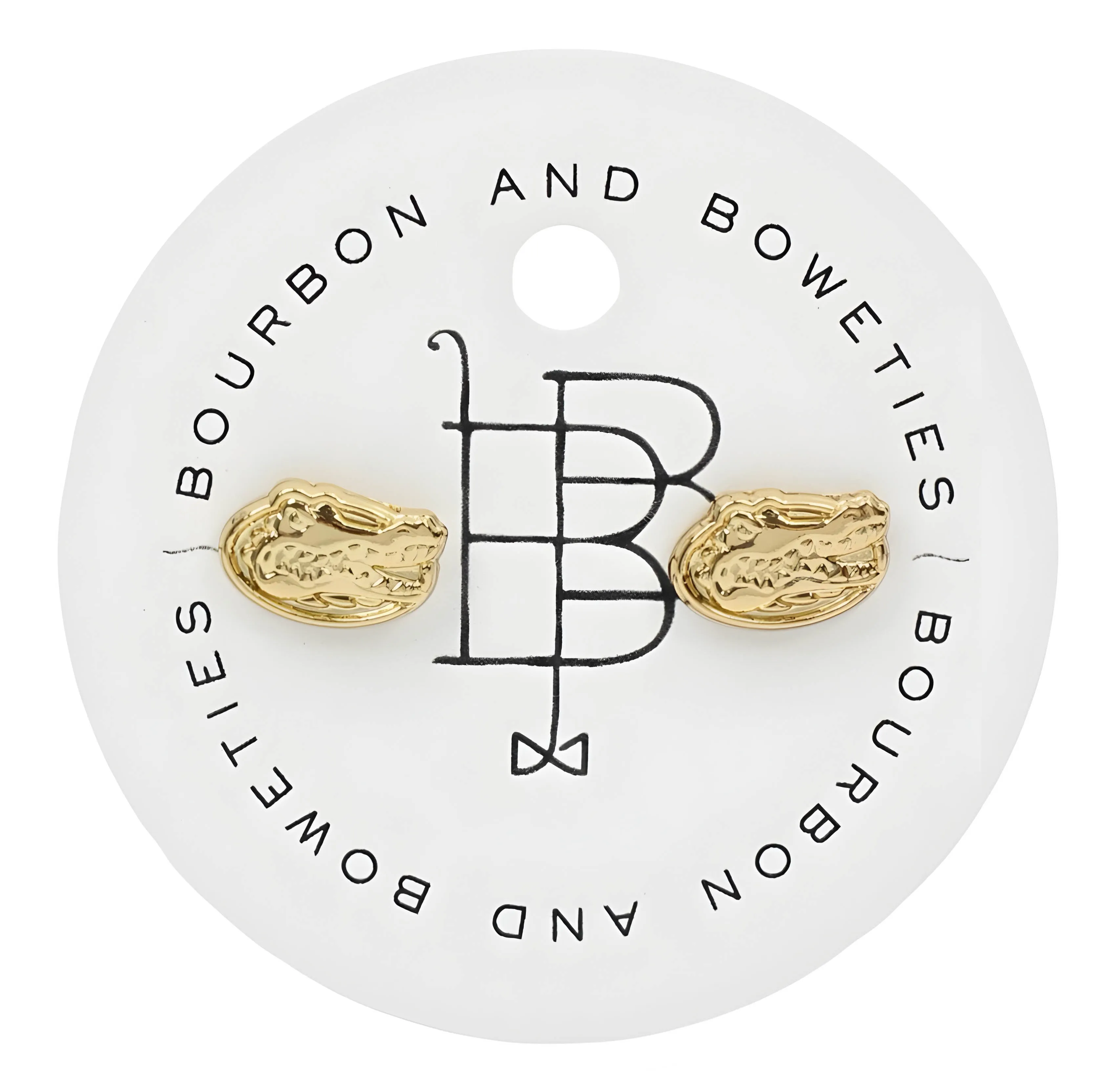 Florida Gators Logo Earring - Gold sold by Bourbon and Bowties