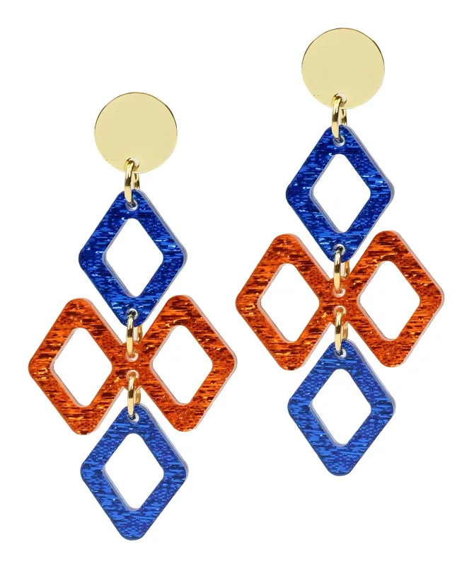 The Alexa Earring - Gators sold by Bourbon and Bowties