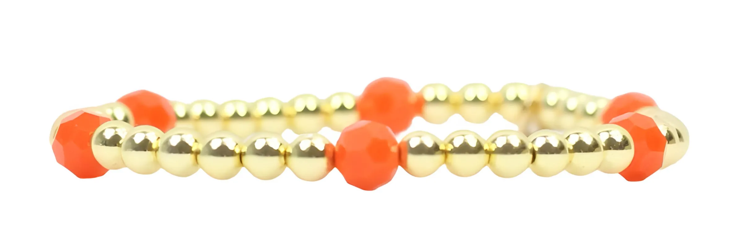 Lexi Stacker Bracelet - Gator Orange sold by Bourbon and Bowties