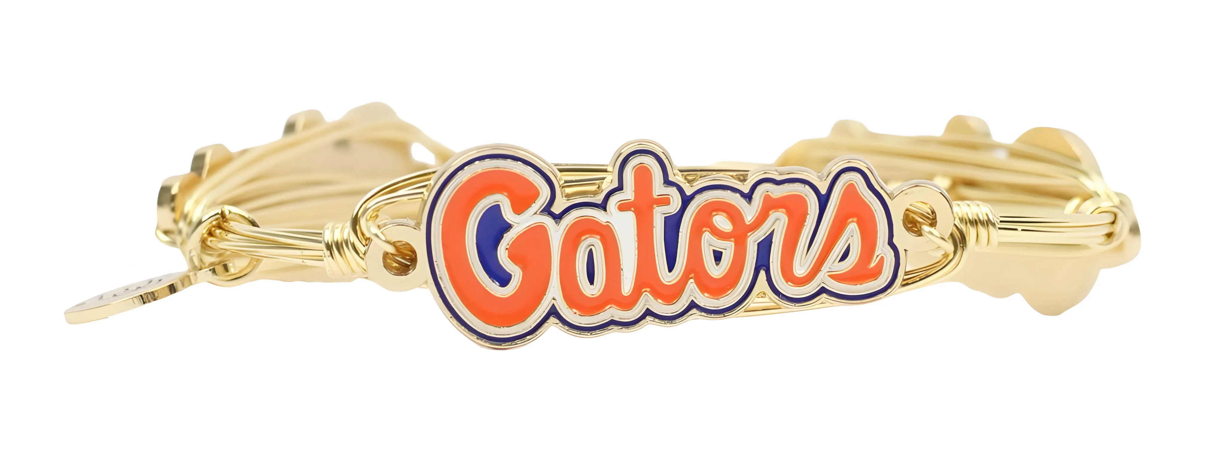 The Florida Gators Script Bangle Bracelet sold by Bourbon and Bowties
