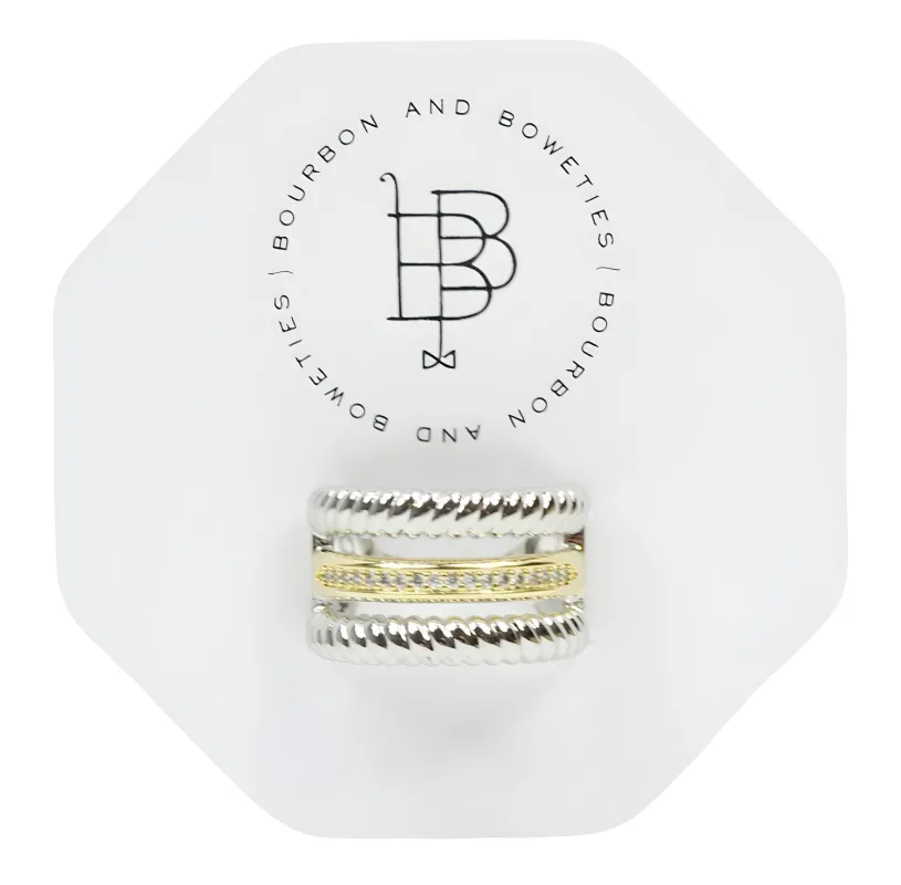 The Bethany Ring sold by Bourbon and Bowties
