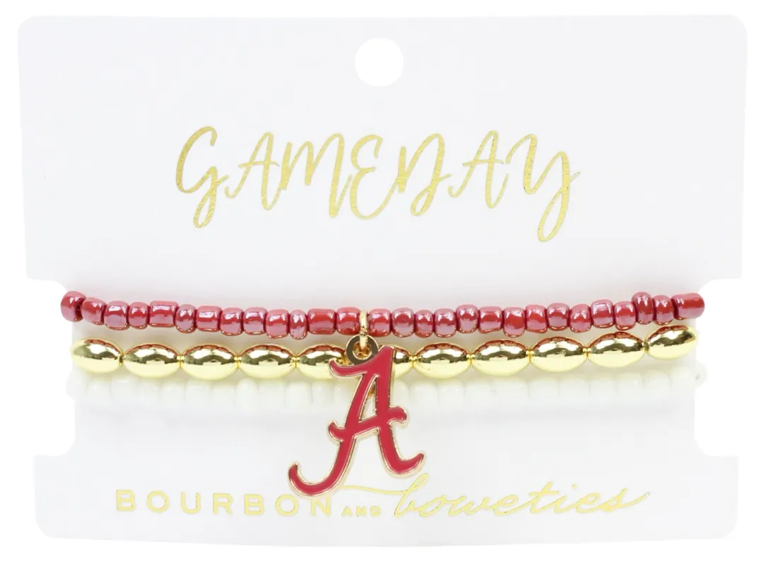 Gameday Stretchy Stack - Alabama sold by Bourbon and Bowties