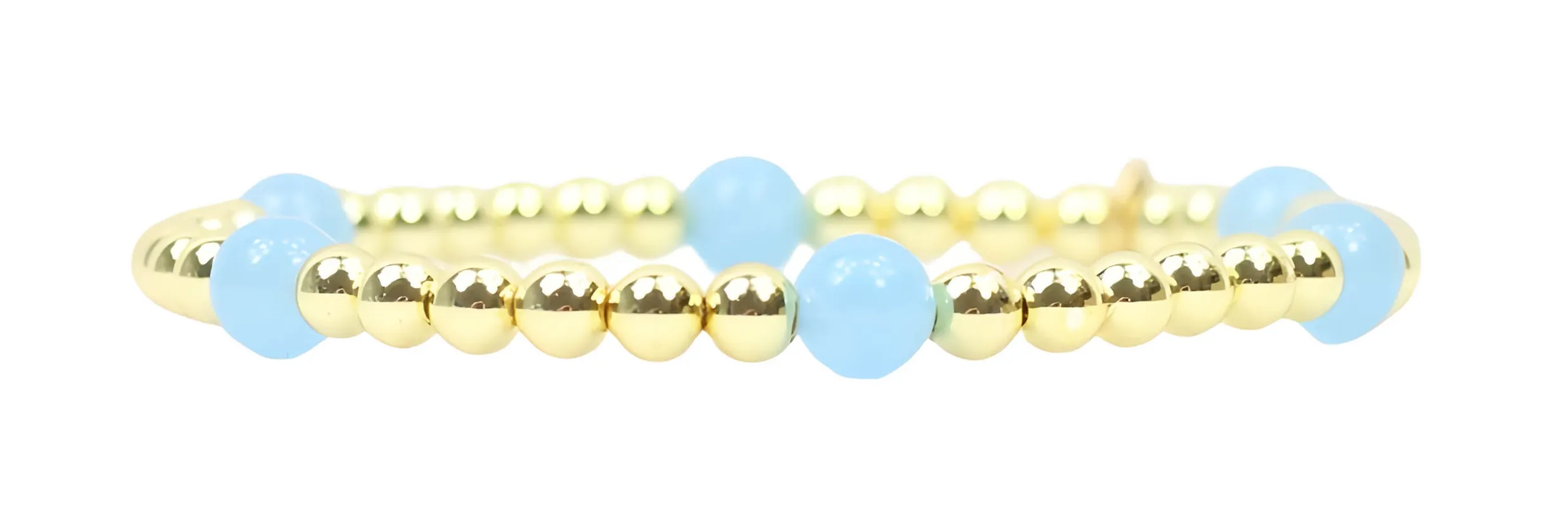 Lexi Stacker Bracelet - Carolina Blue sold by Bourbon and Bowties