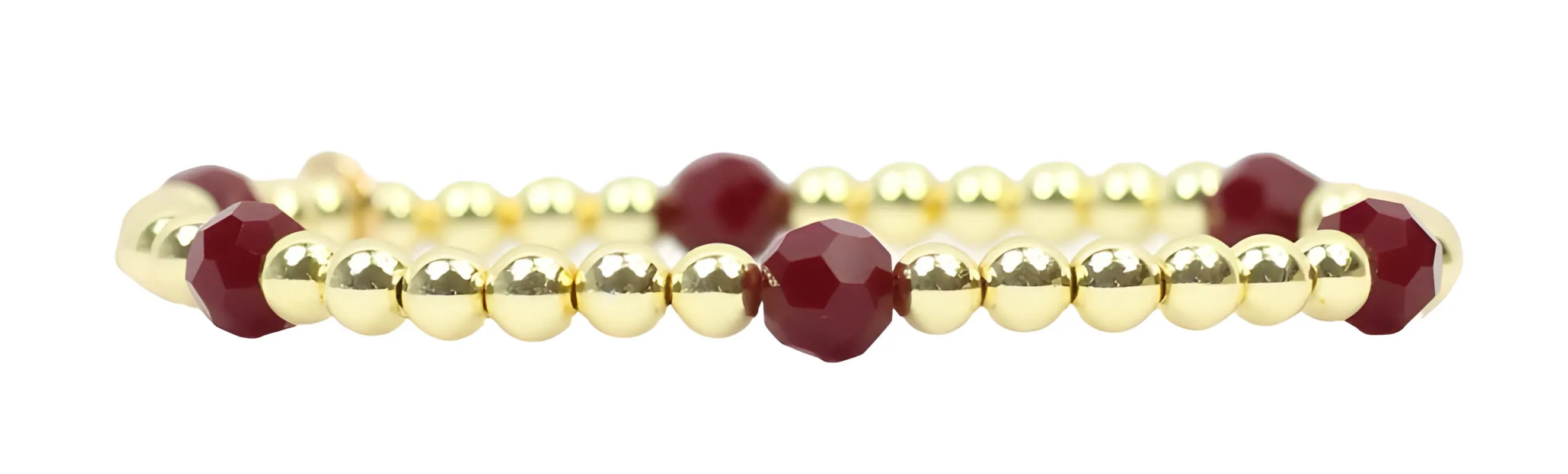 Lexi Stacker Bracelet - Garnet sold by Bourbon and Bowties