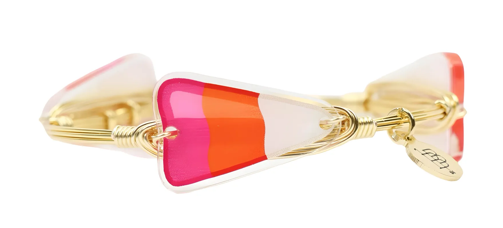 The Candy Corn Bangle Bracelet sold by Bourbon and Bowties