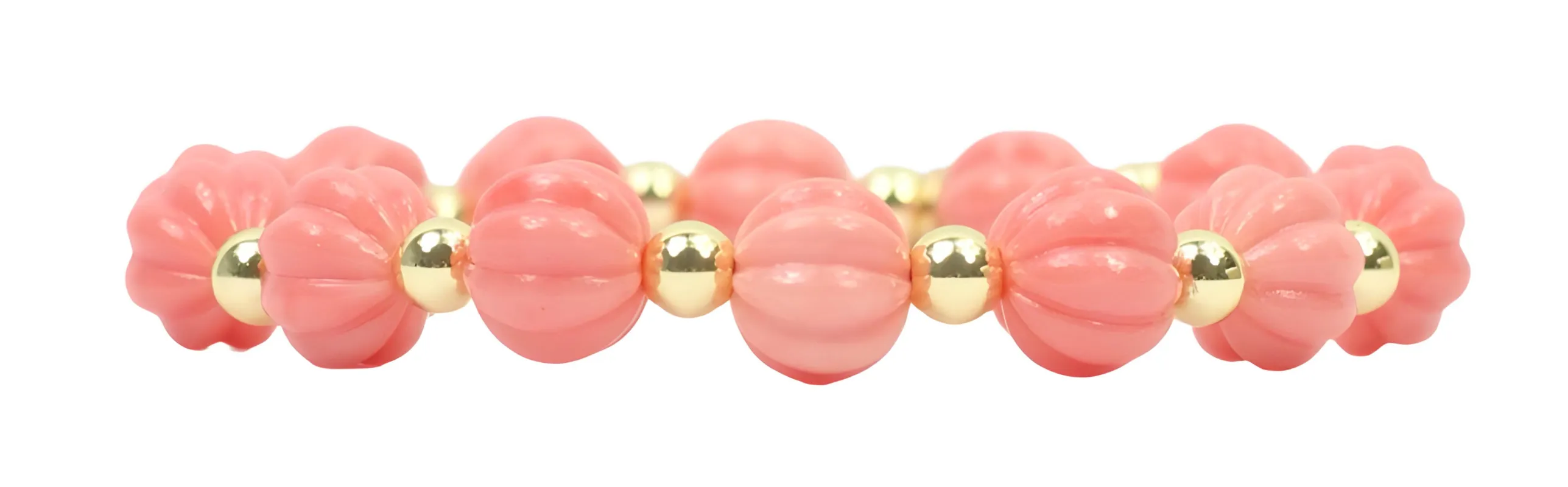 Annie Stacker Bracelet - Pink Pumpkin sold by Bourbon and Bowties