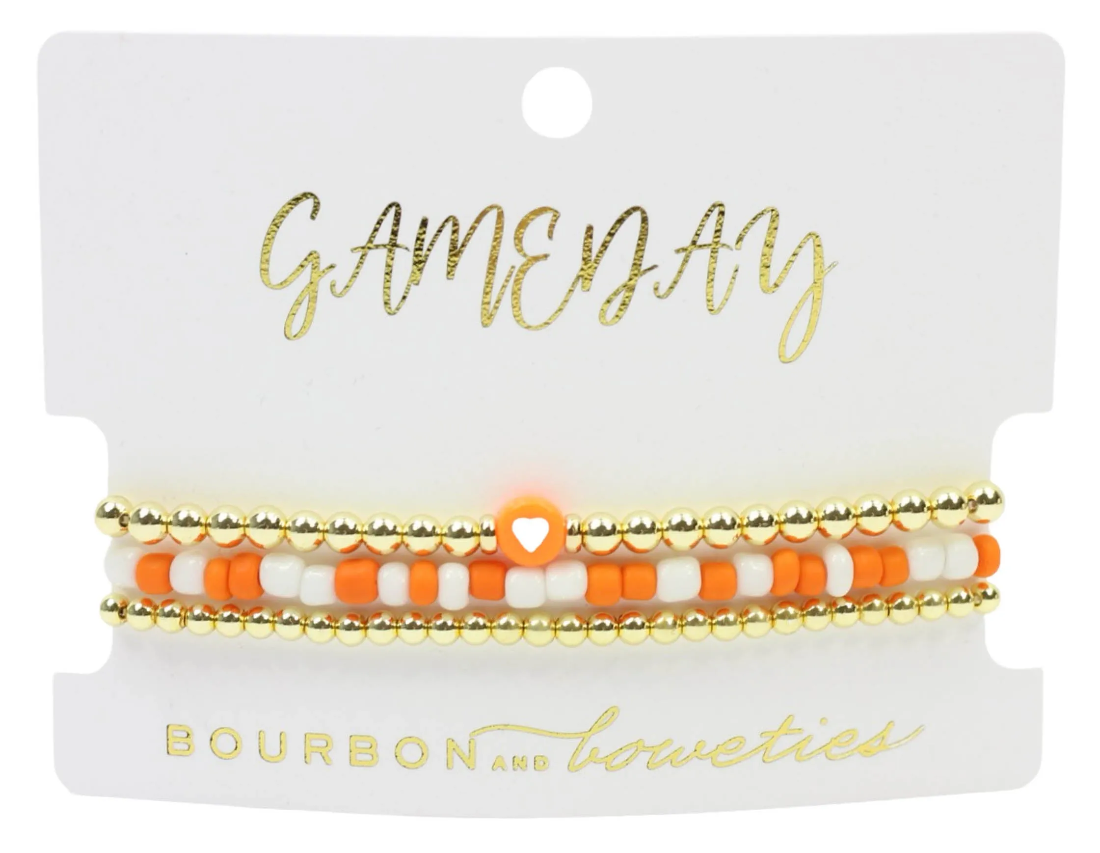 Gameday Stretchy Stack - I <3 Football sold by Bourbon and Bowties