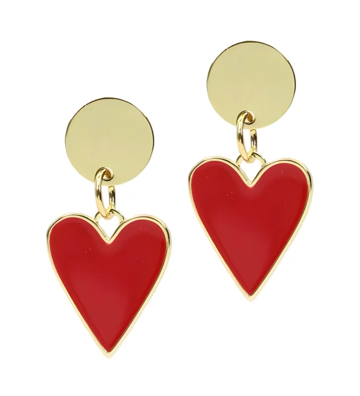 The Sadie Earring - Red sold by Bourbon and Bowties