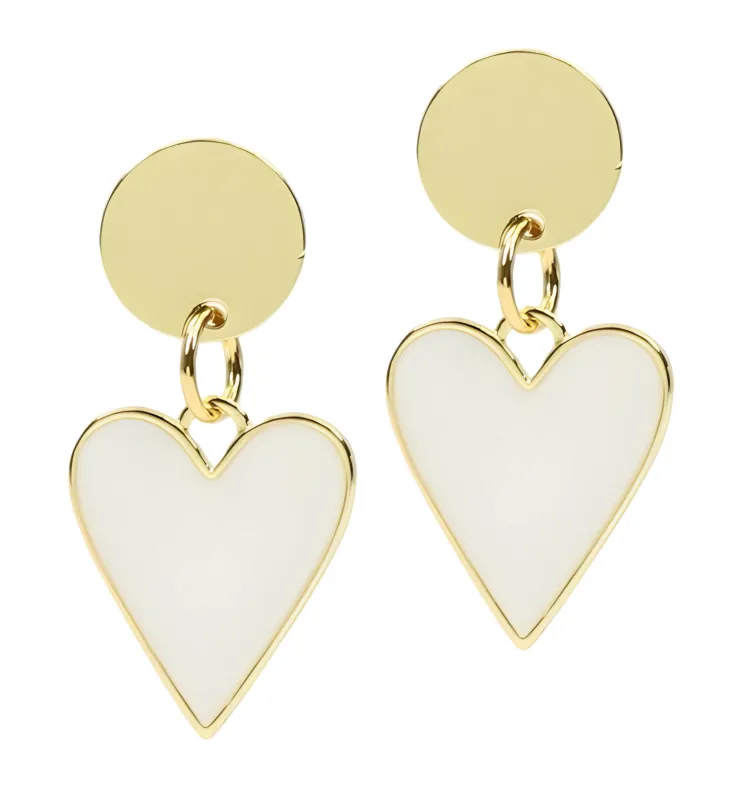 The Sadie Earring - White sold by Bourbon and Bowties