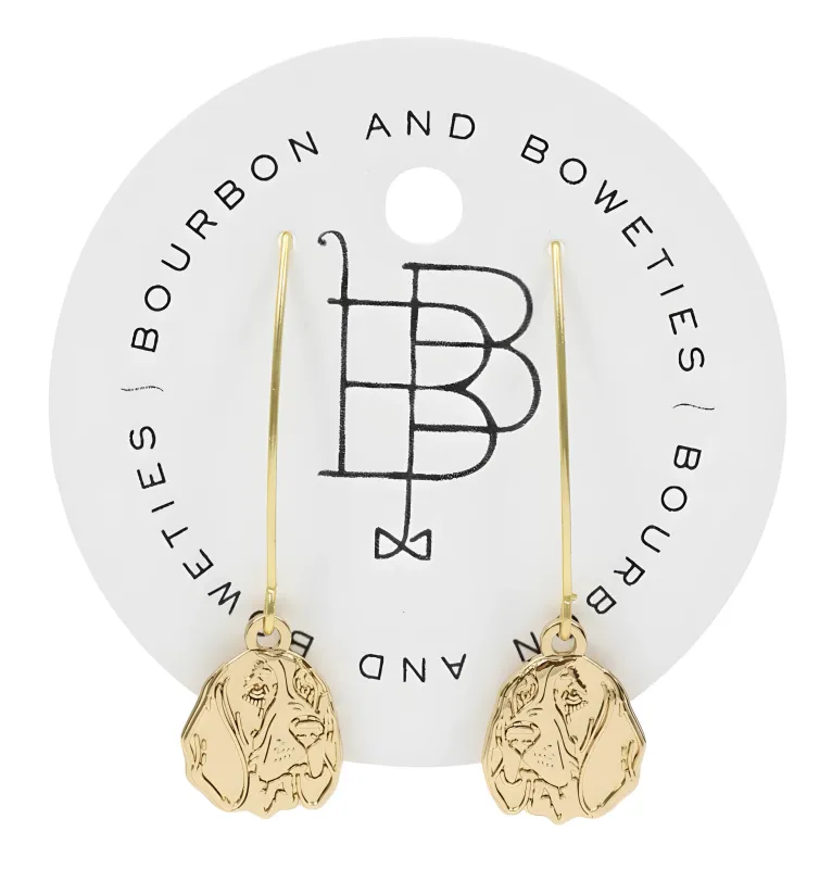 Smokey Hoop Earring sold by Bourbon and Bowties