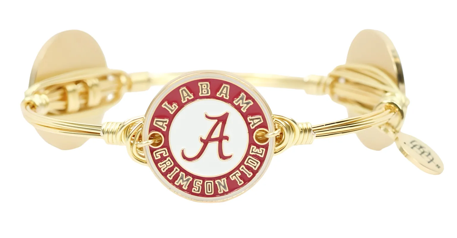 The Alabama Logo Bangle Bracelet sold by Bourbon and Bowties