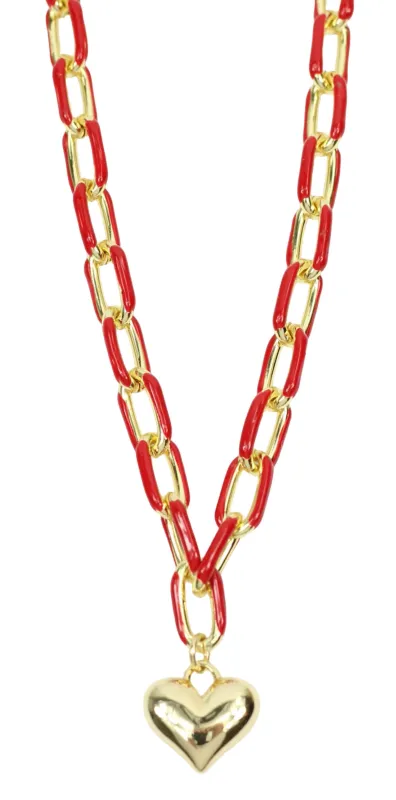 The Scottie Necklace - Red sold by Bourbon and Bowties