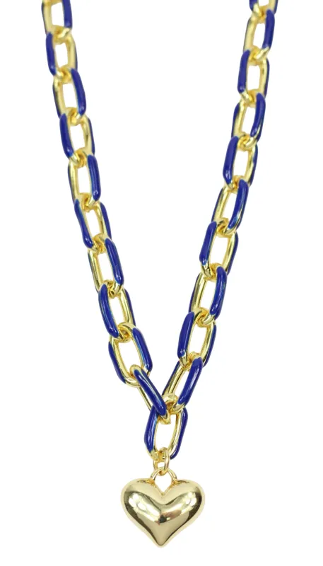 The Scottie Necklace - Royal Blue sold by Bourbon and Bowties