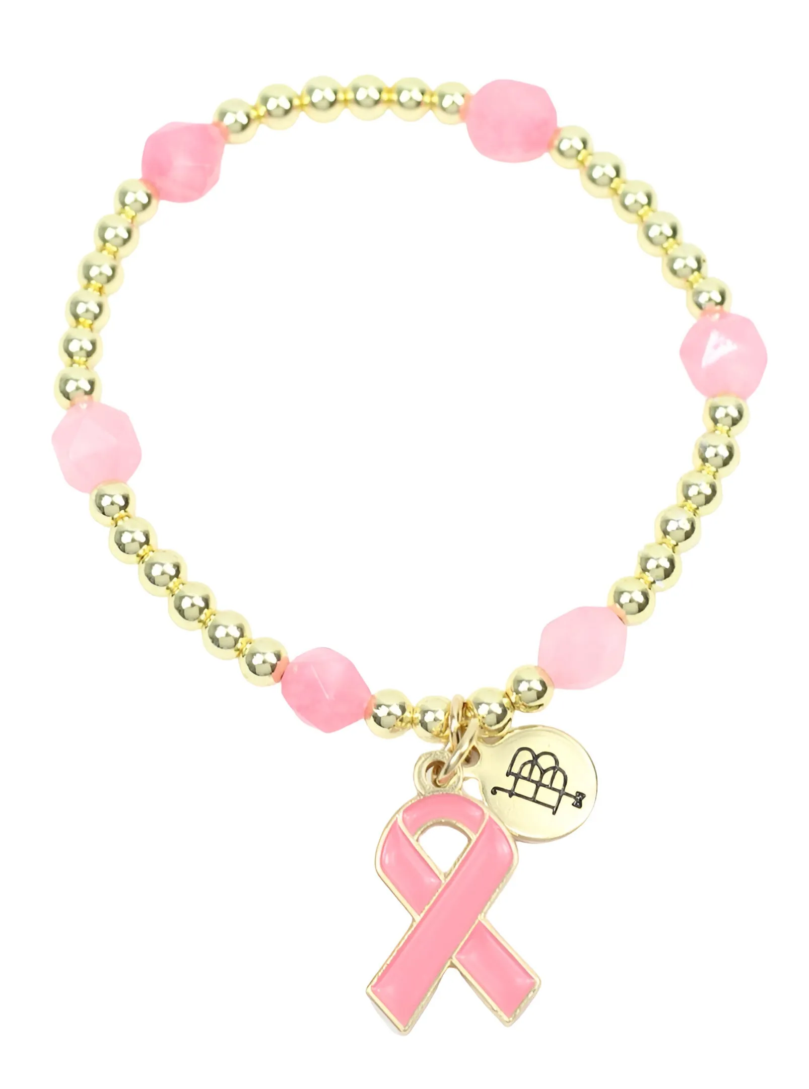 Awareness Ribbon Lexi Stacker Bracelet - Breast Cancer sold by Bourbon and Bowties