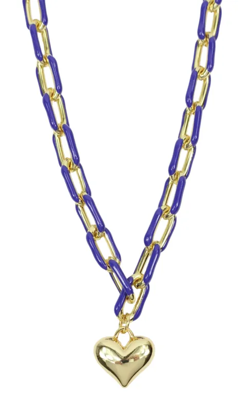The Scottie Necklace - Dark Purple sold by Bourbon and Bowties