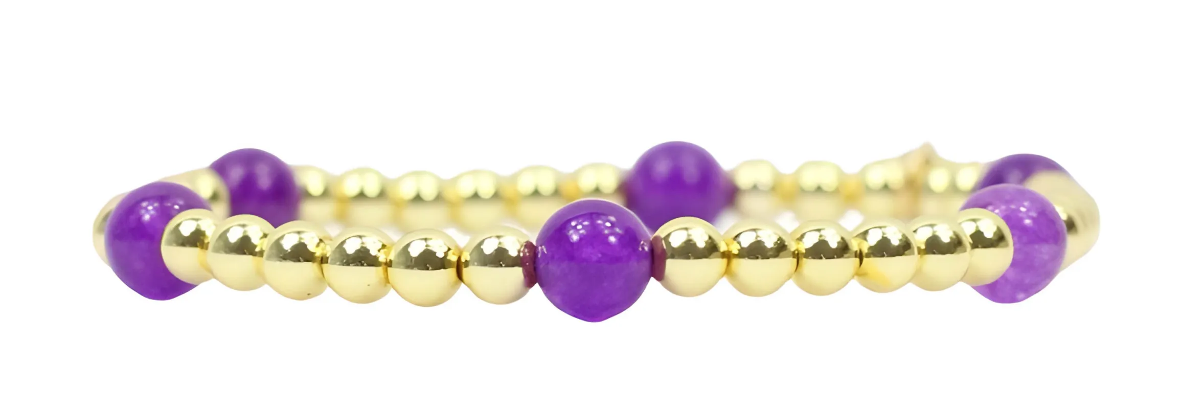 Lexi Stacker Bracelet - Clear Purple sold by Bourbon and Bowties