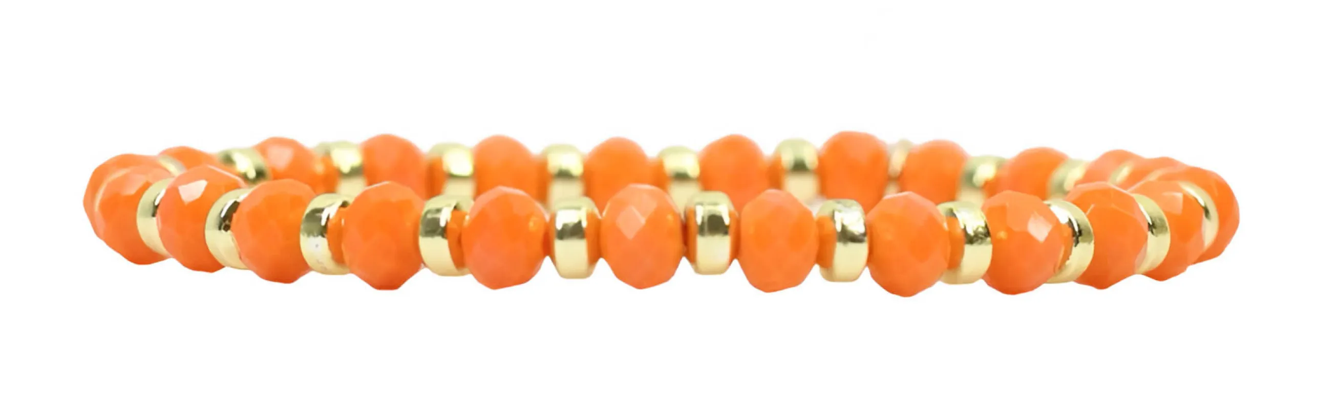 Annie Stacker Bracelet - Orange Slice sold by Bourbon and Bowties