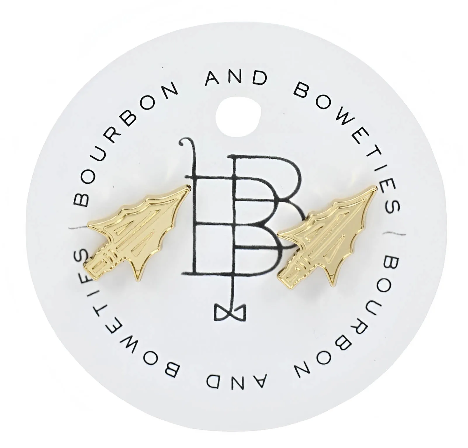 Florida State Seminoles Spear Stud Earring sold by Bourbon and Bowties