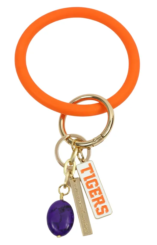Bracelet Key Ring - Clemson Tigers sold by Bourbon and Bowties