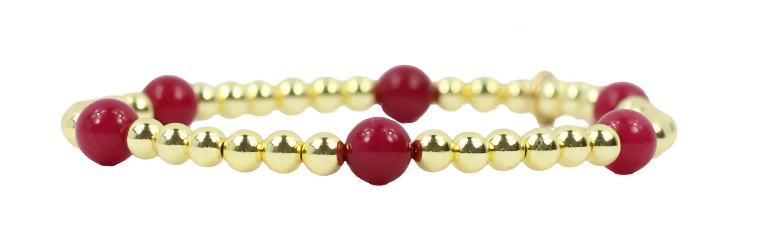 Lexi Stacker Bracelet - Crimson sold by Bourbon and Bowties