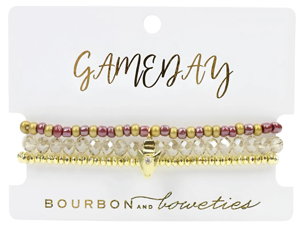 Gameday Stretchy Stack - Rhinestone Arrow sold by Bourbon and Bowties
