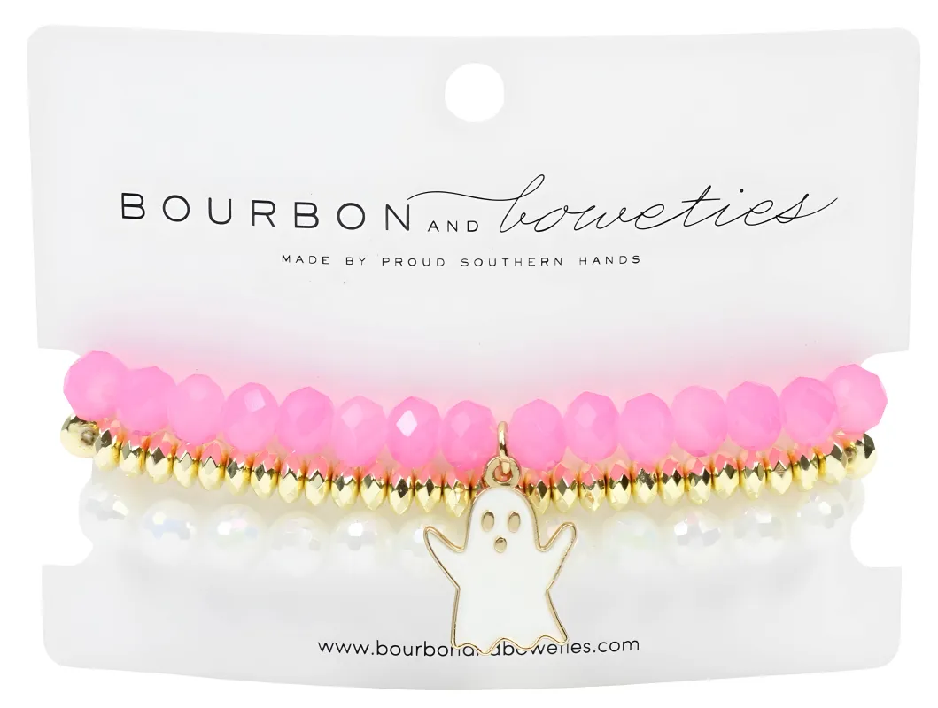 The Ghost Stretchy Stack - Pink sold by Bourbon and Bowties