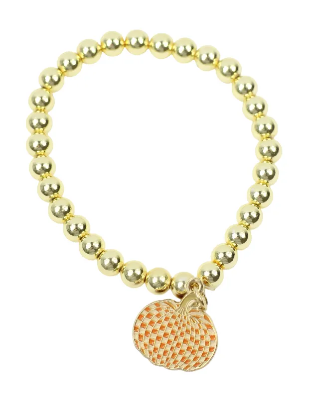 Stacker Stretch Bracelet - Golden Gourd sold by Bourbon and Bowties