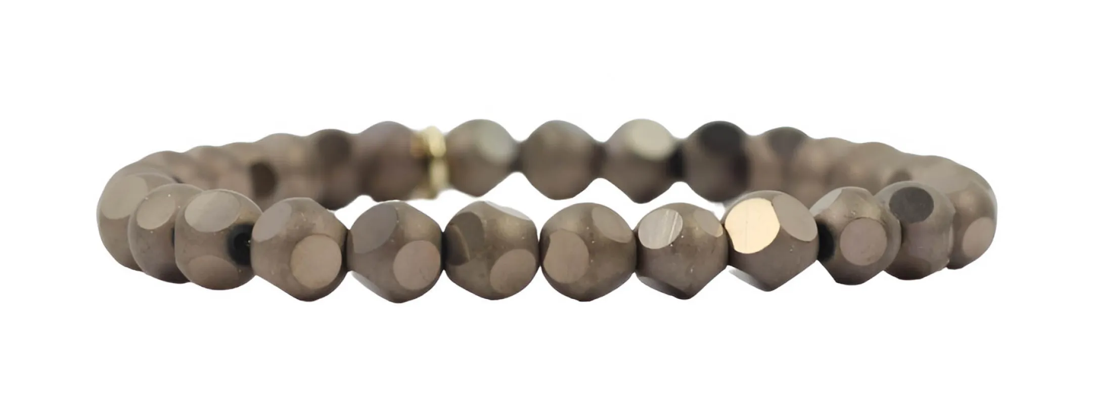 Stacker Stretch Bracelet - Brown Disco sold by Bourbon and Bowties