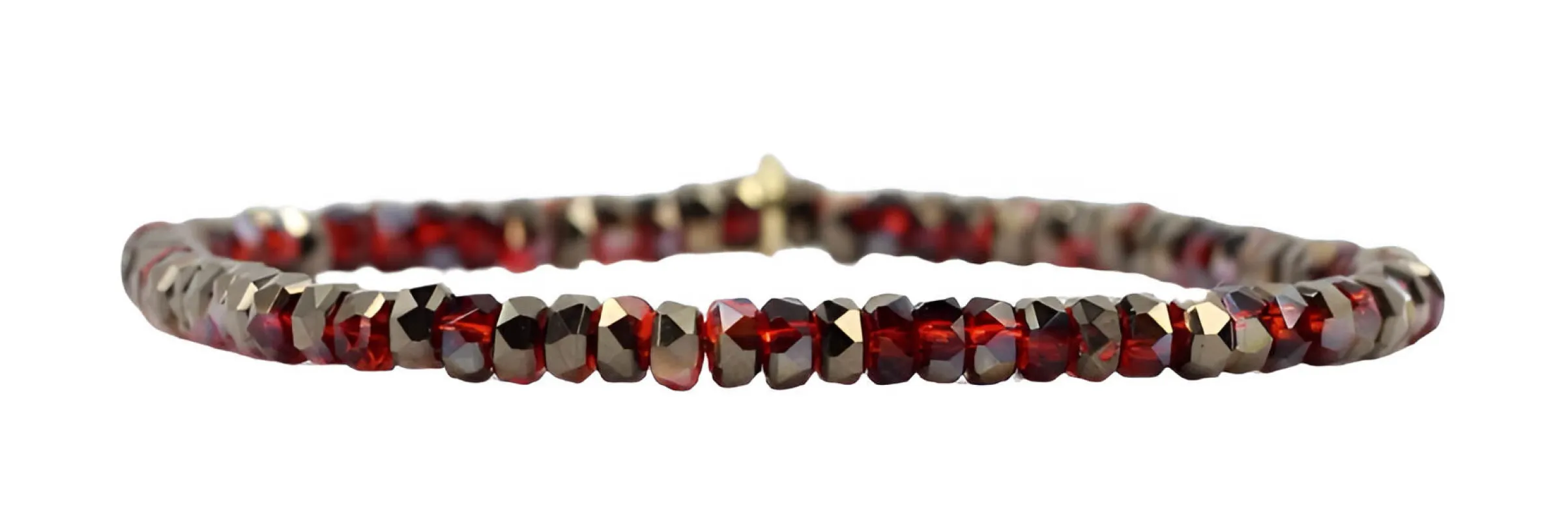 Stacker Stretch Bracelet - Ruby Red Sparkle sold by Bourbon and Bowties