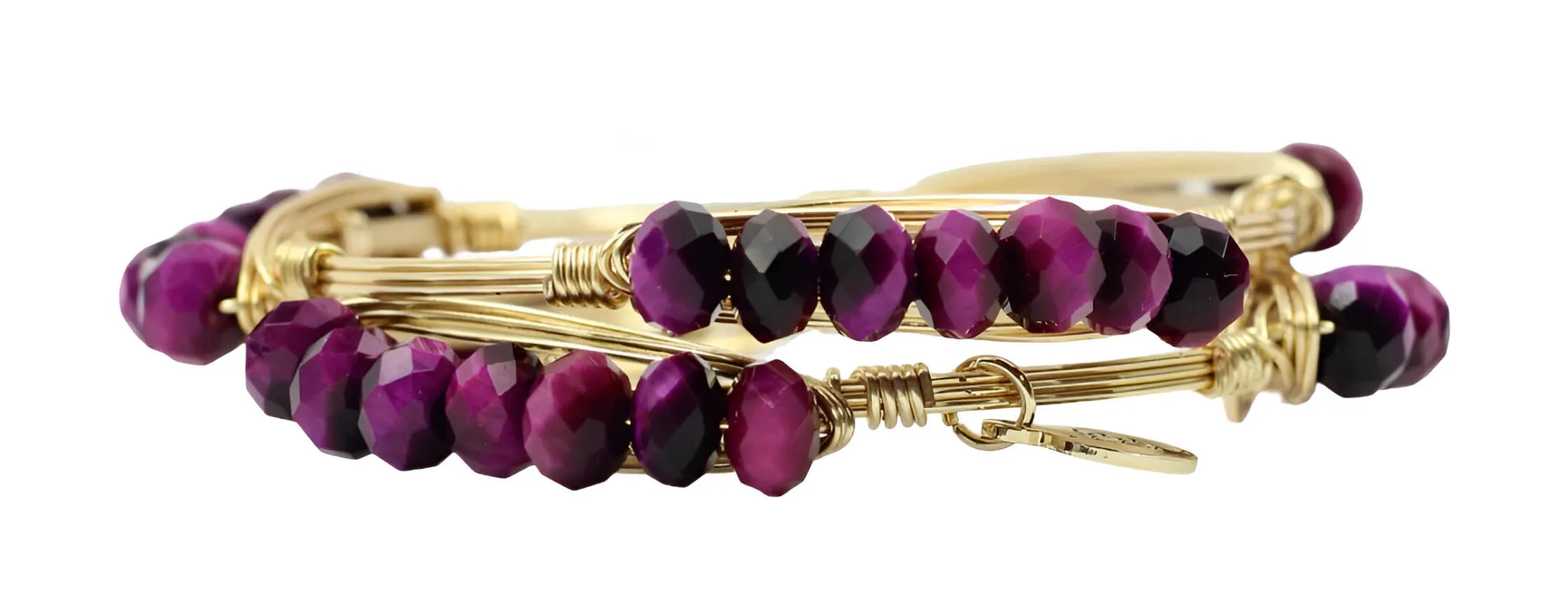 BOGO Millie Bangle - Tigers Eye sold by Bourbon and Bowties